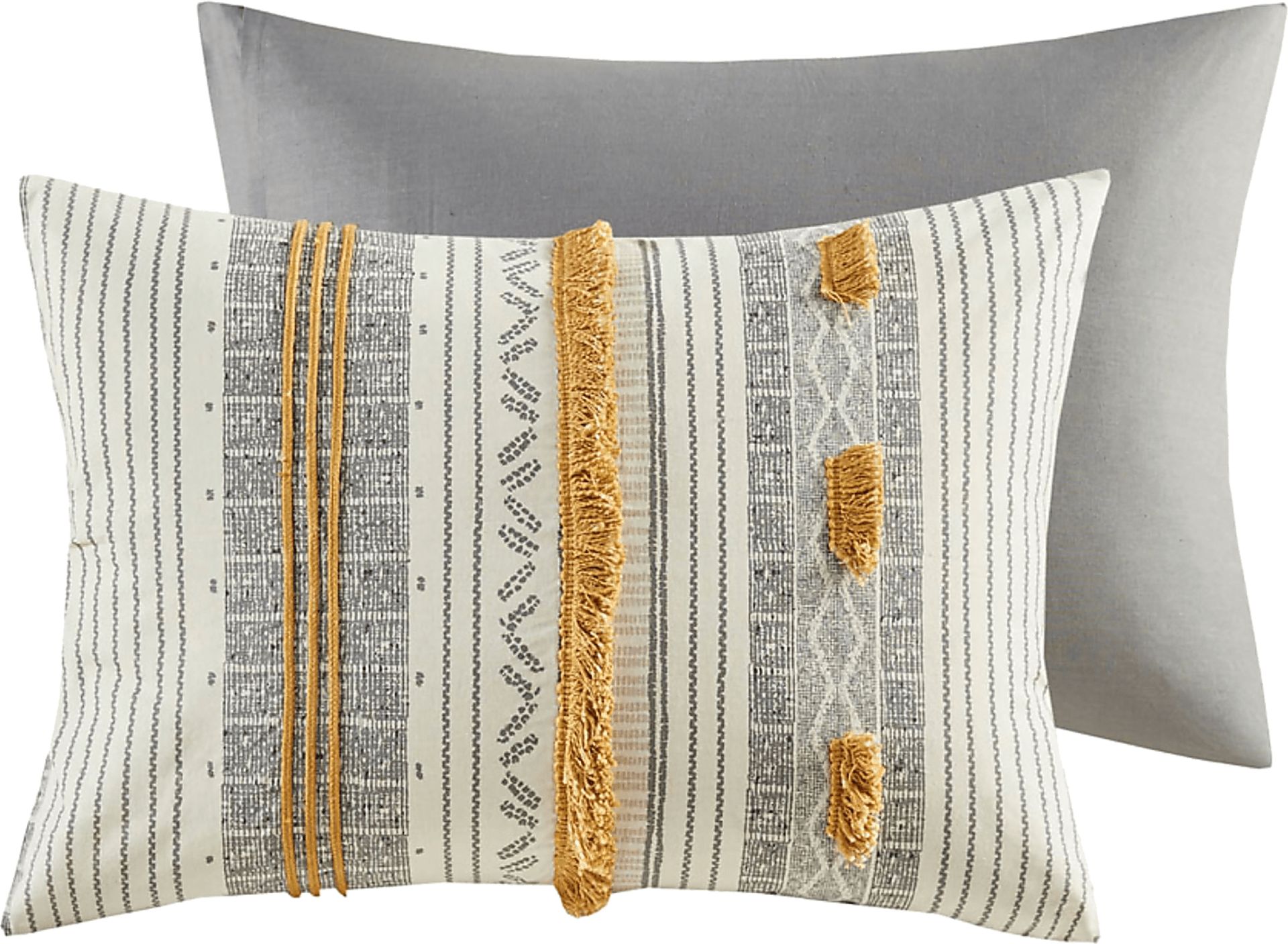 Saedi Gray King/ Cal 3 pc Comforter Set - Image 10