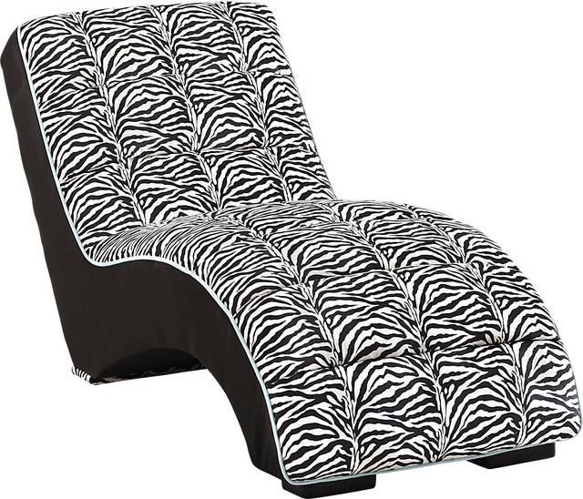 Safari Escape Zebra Chaise - Thumbnail - Image 1
