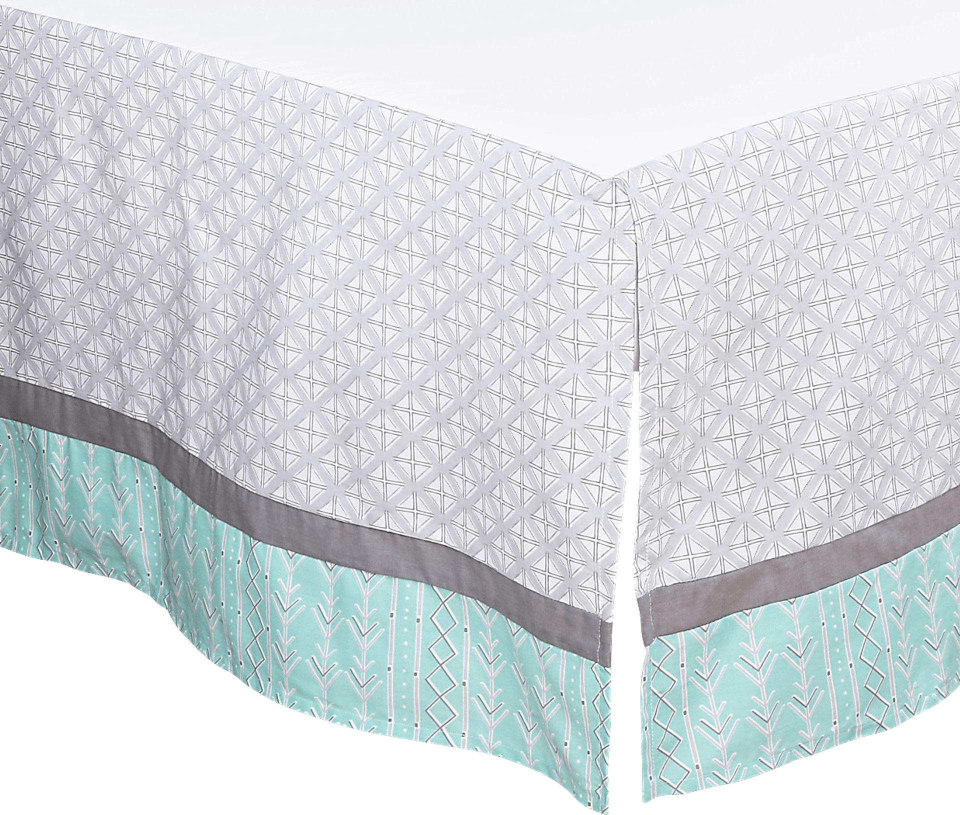 Safari Friends Light Gray 3 Pc Baby Bedding Set - Image 4