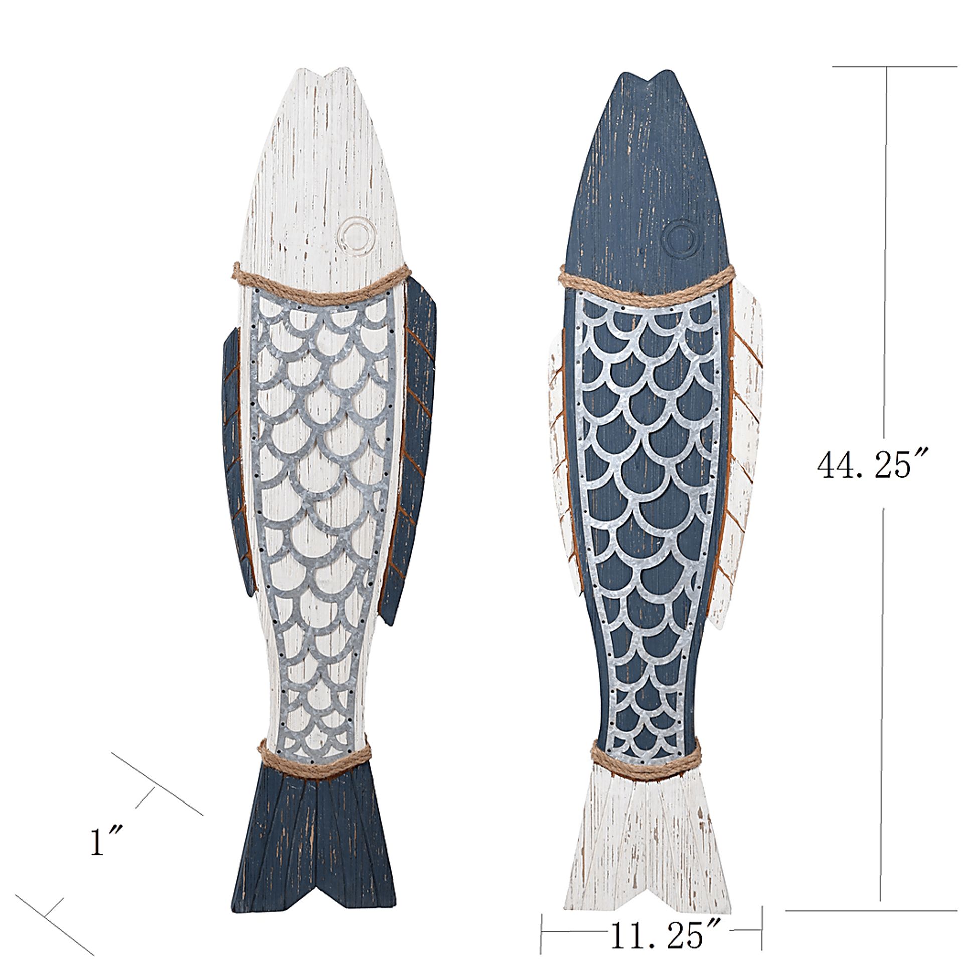 Safina Blue Wall Decor, Set of 2 - Image 4