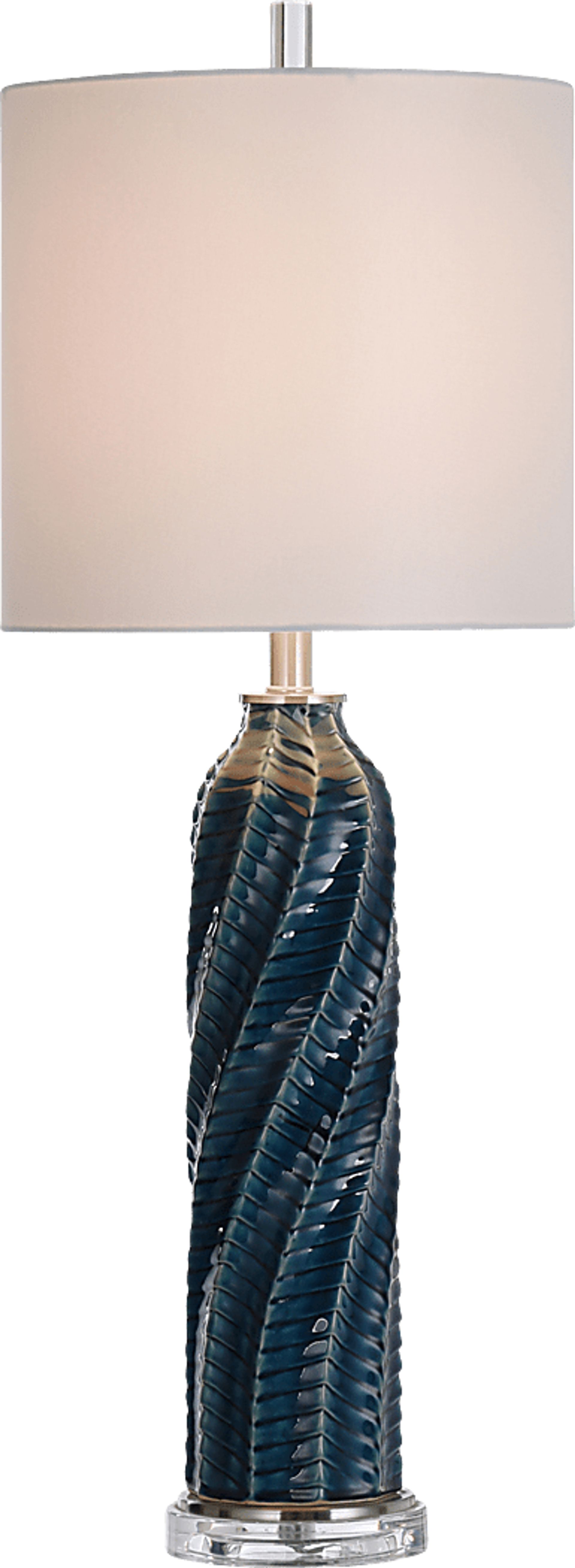 Safira Avenue Blue Lamp - Image 1