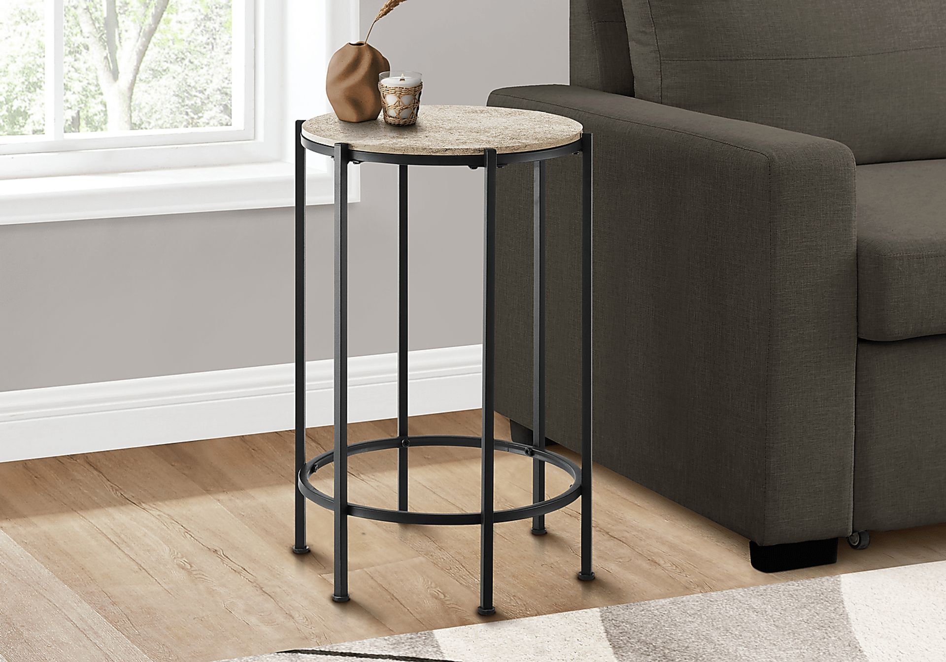 Sagarra Beige Accent Table - Image 2