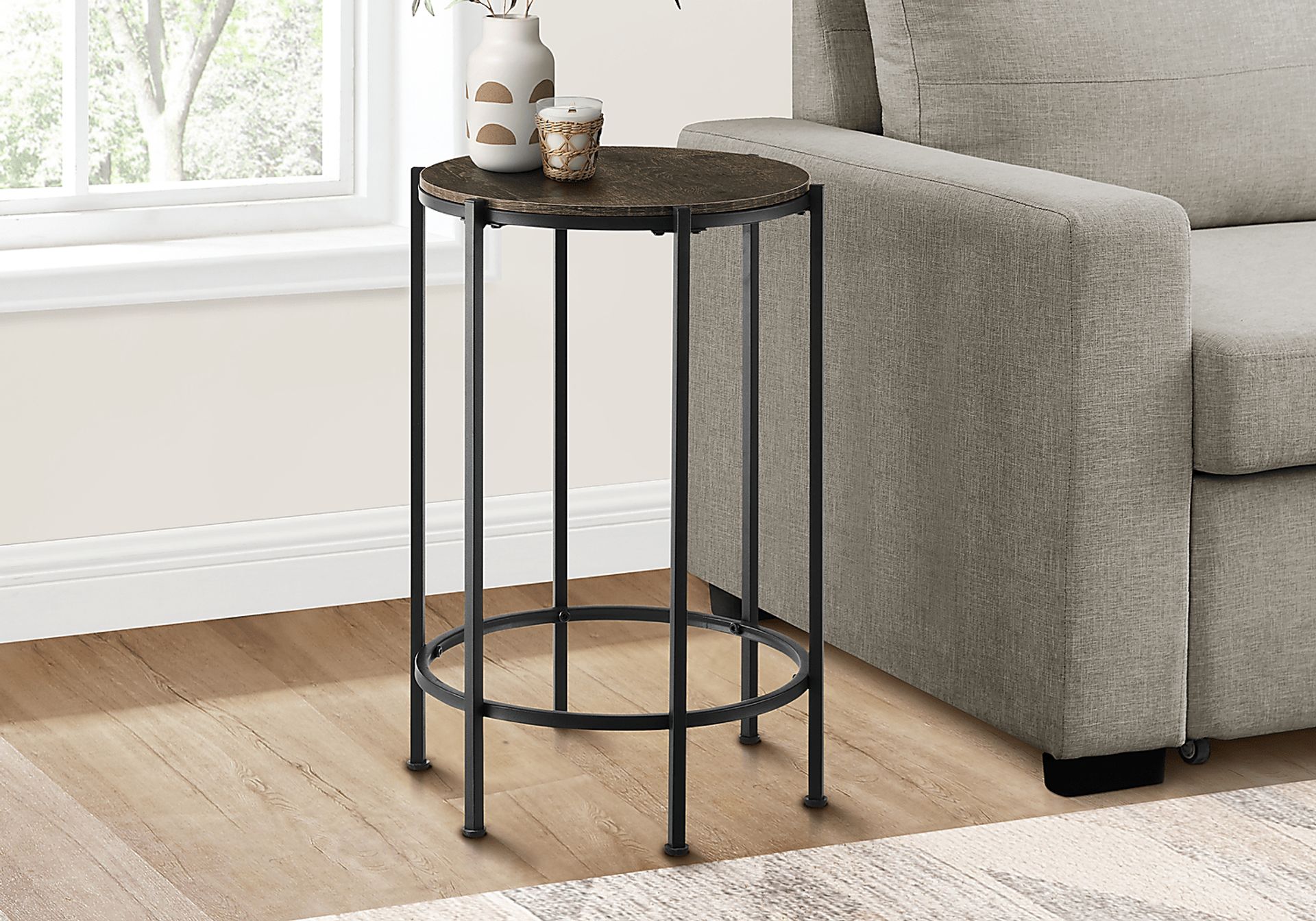 Sagarra Brown Accent Table - Image 2