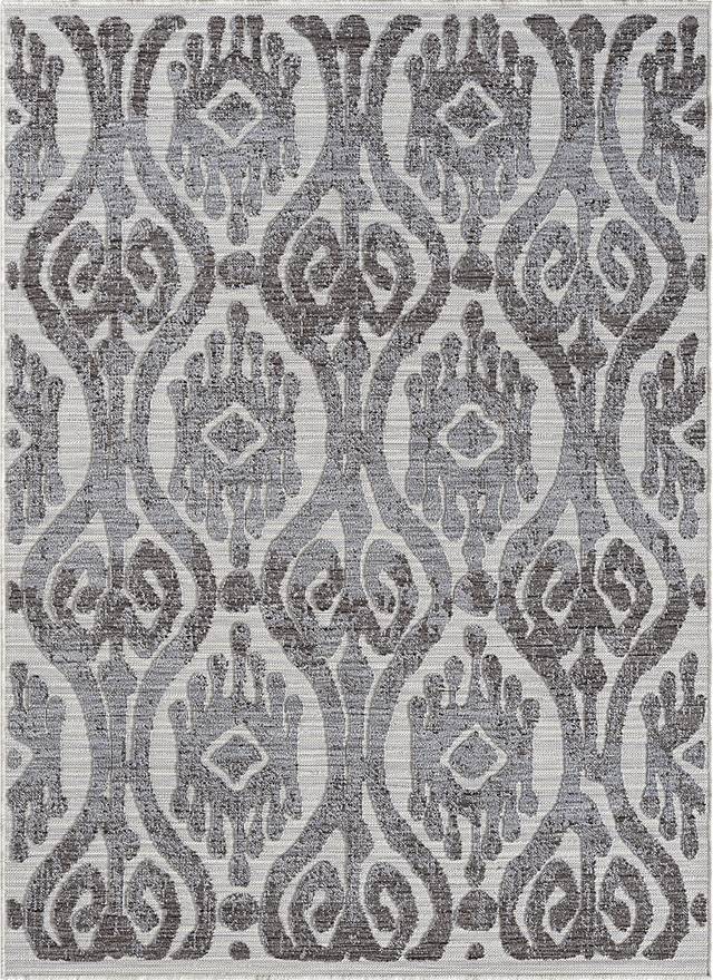 Sagaruti Blue/Gray 5' x 7' Indoor/Outdoor Rug - Thumbnail - Image 1