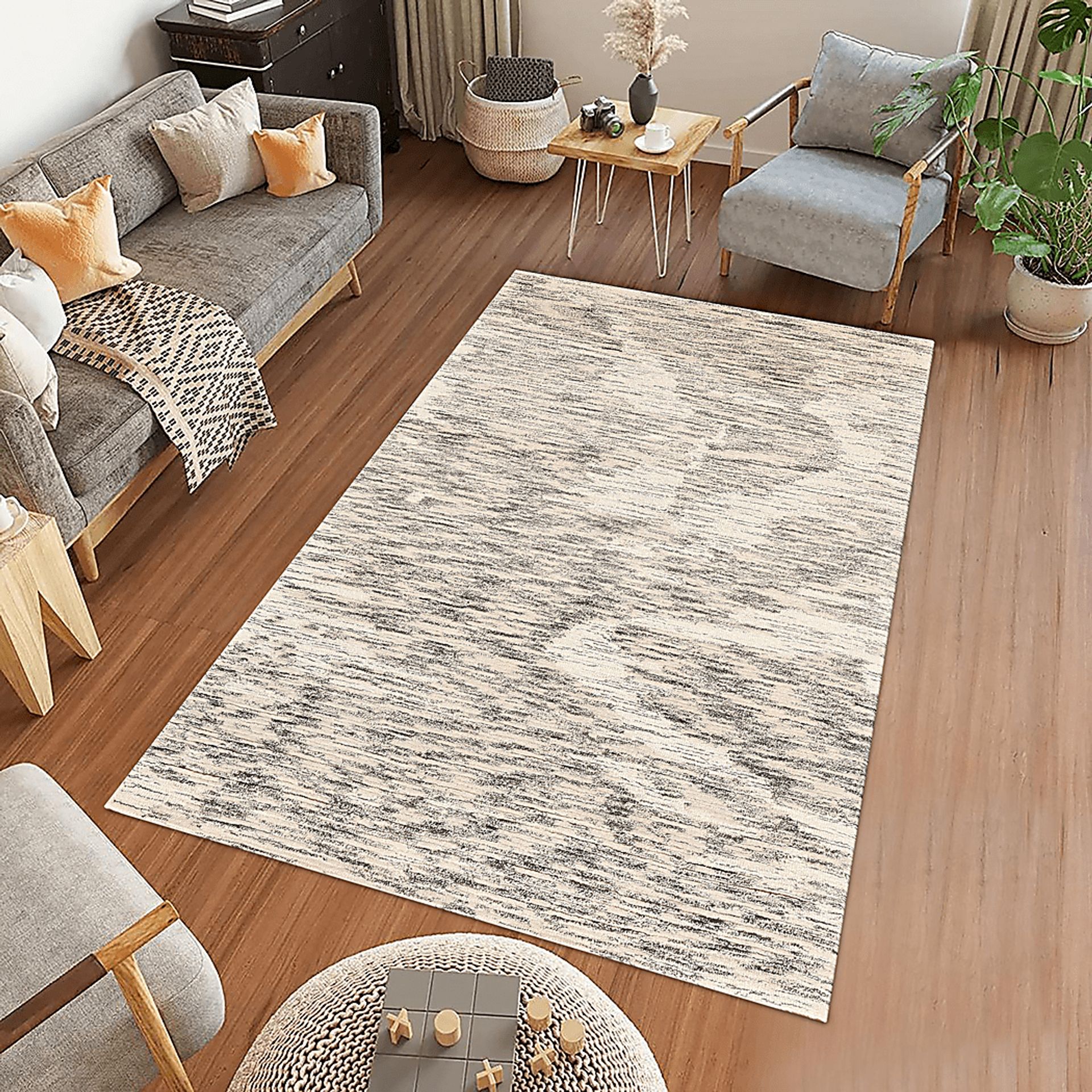 Sagasa Charcoal 5' x 7'6 Rug - Image 2