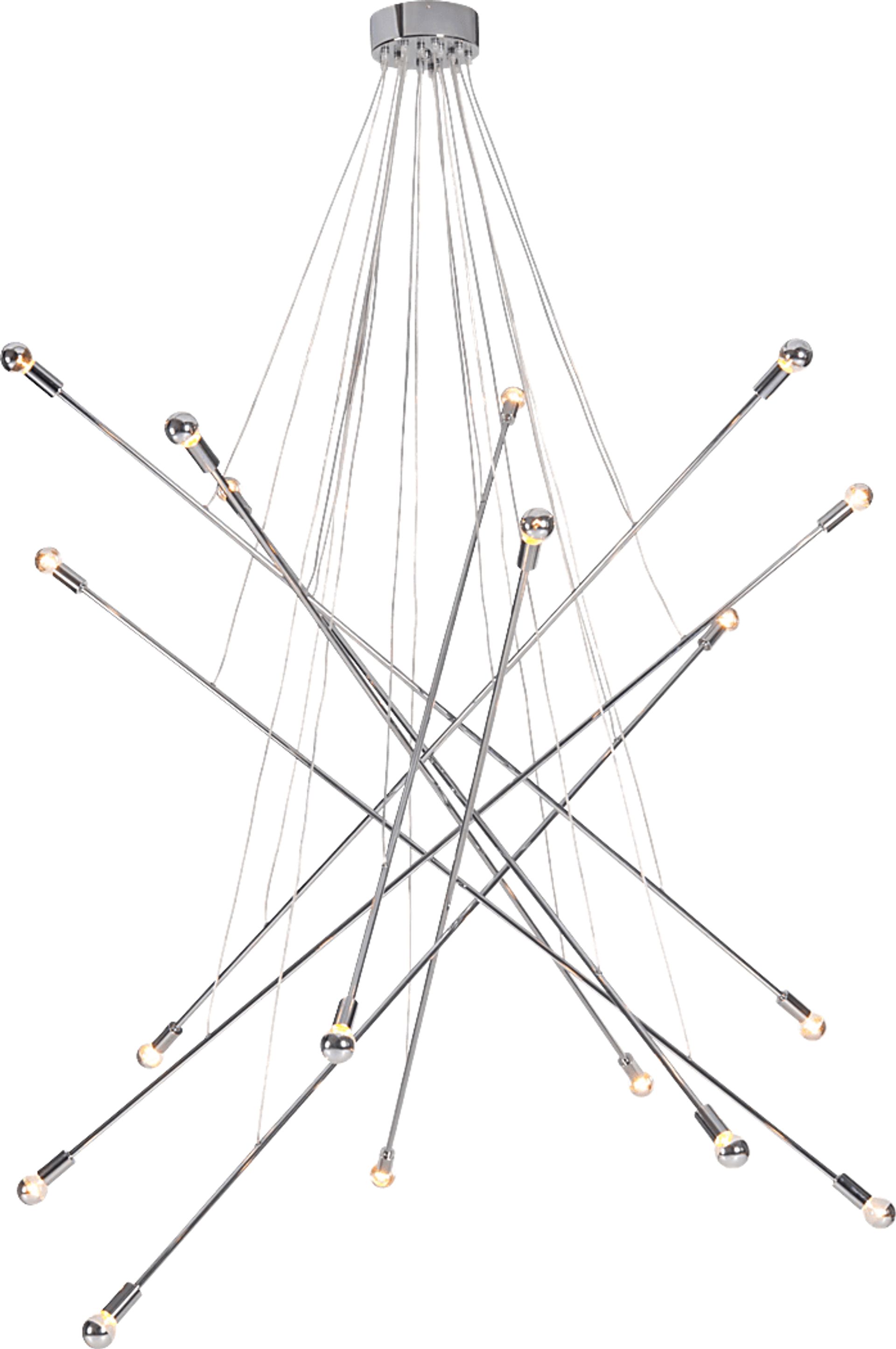 Sage Meadows Chrome Chandelier - Image 3
