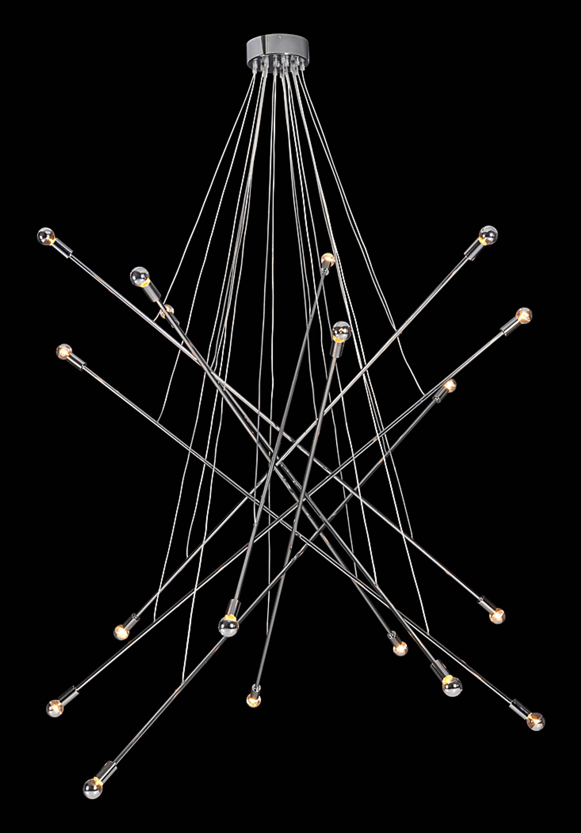 Sage Meadows Chrome Chandelier - Image 4