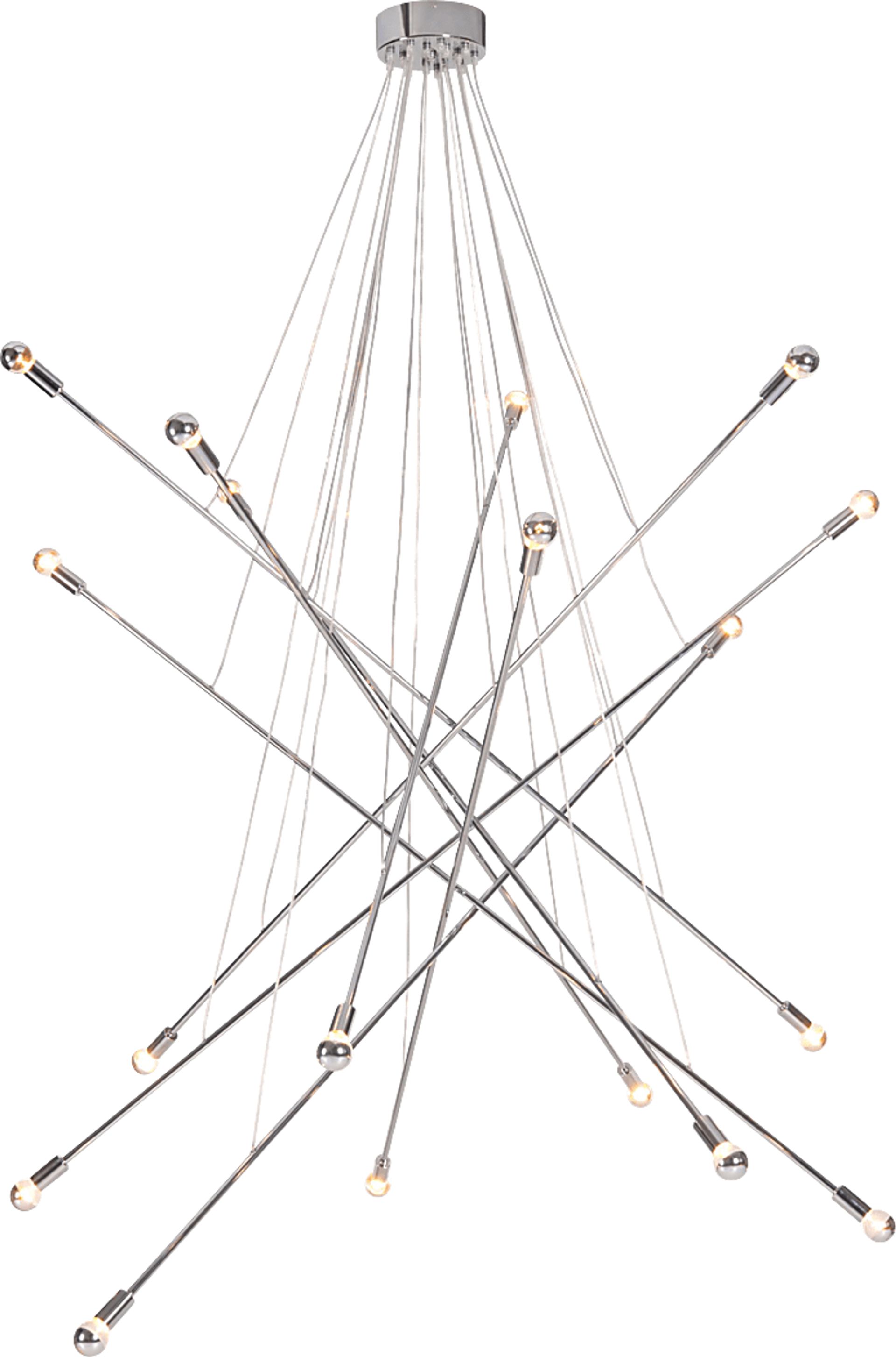 Sage Meadows Chrome Chandelier - Image 1
