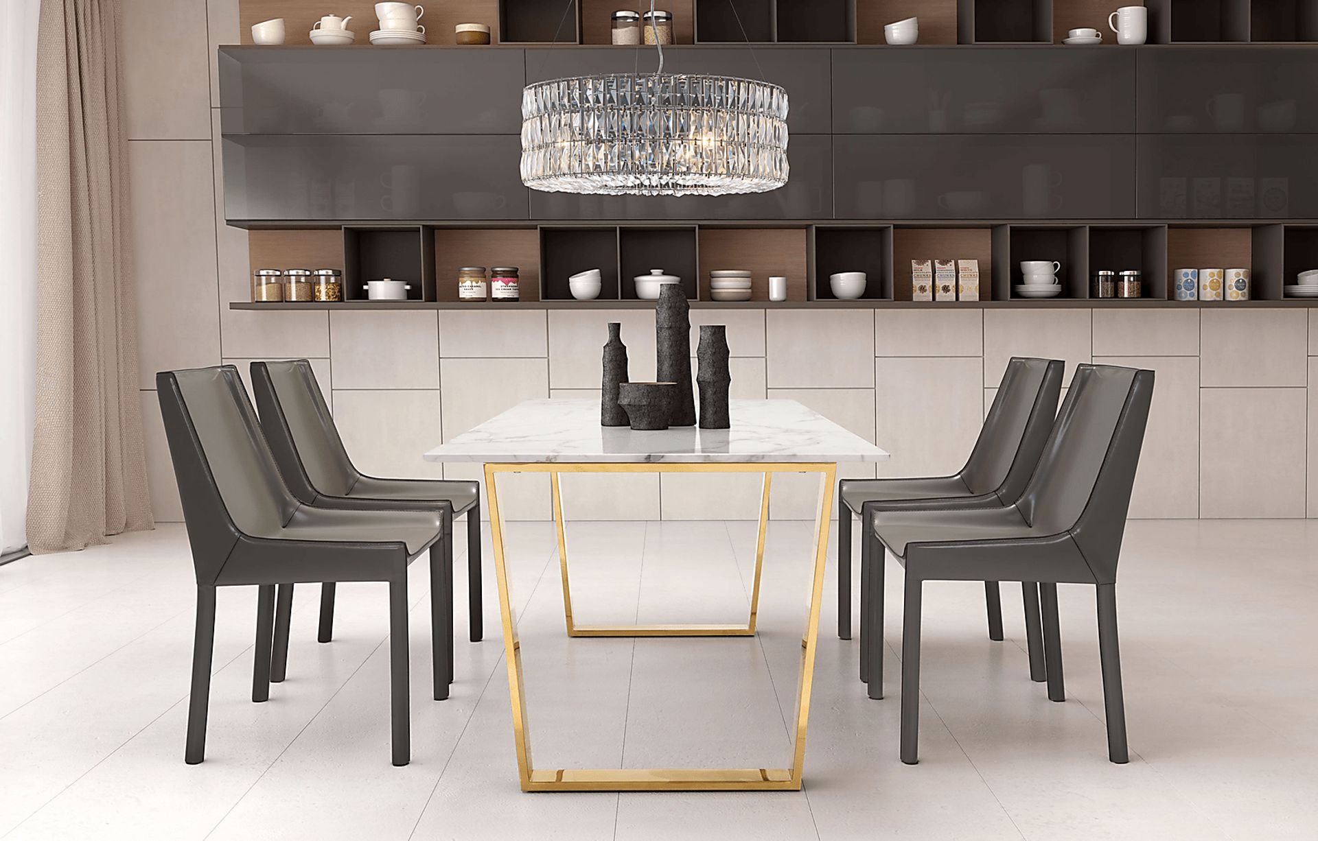 Sagecrest Cove Clear Chandelier - Image 3
