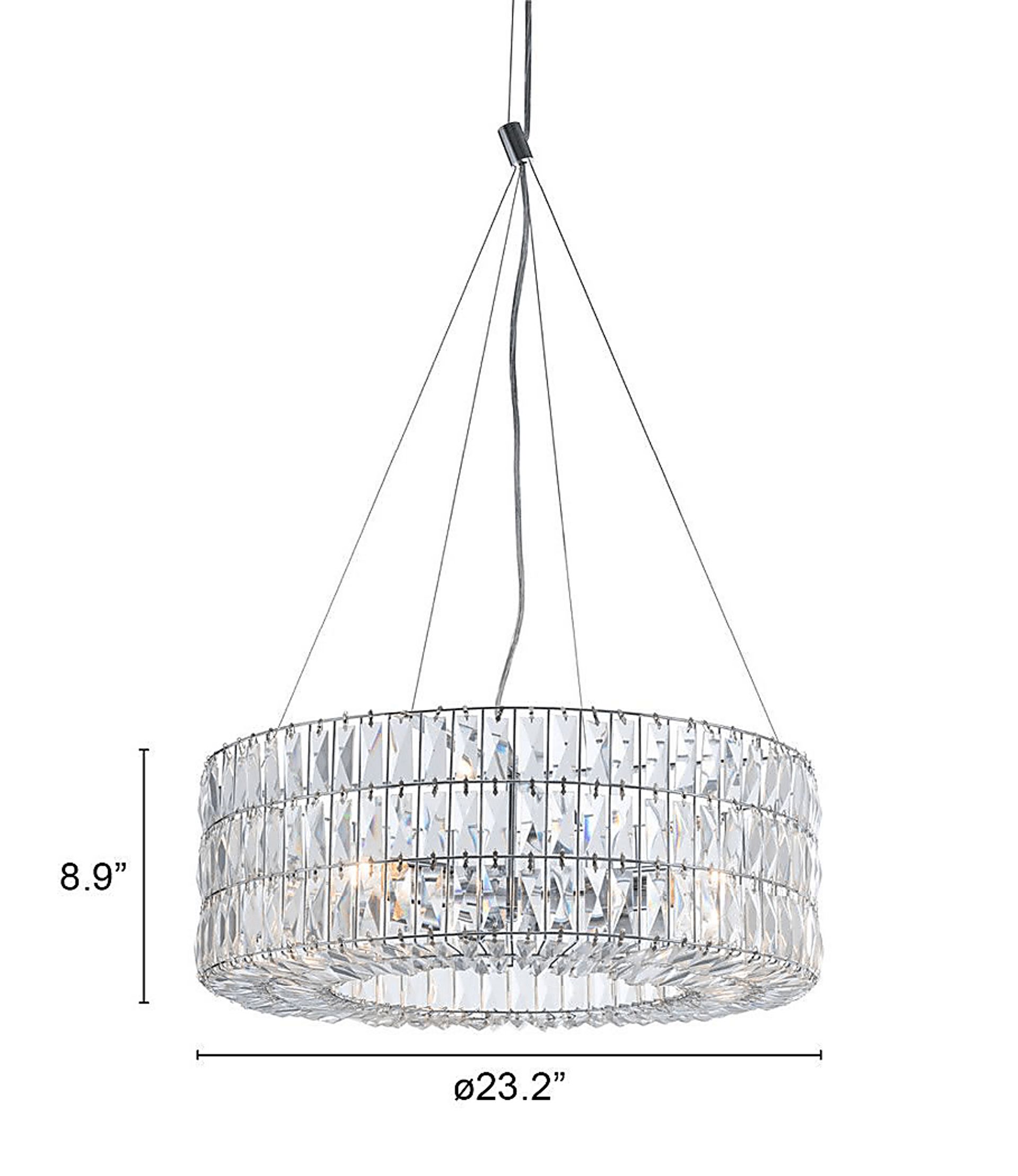 Sagecrest Cove Clear Chandelier - Image 4