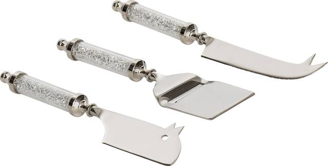 Sagelink Silver Cheese Knife Set - Thumbnail - Image 1