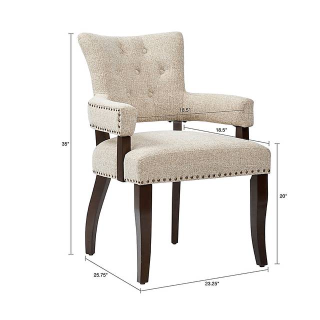 Sagemist Cream Arm Chair, Set of 2 - Thumbnail - Image 8