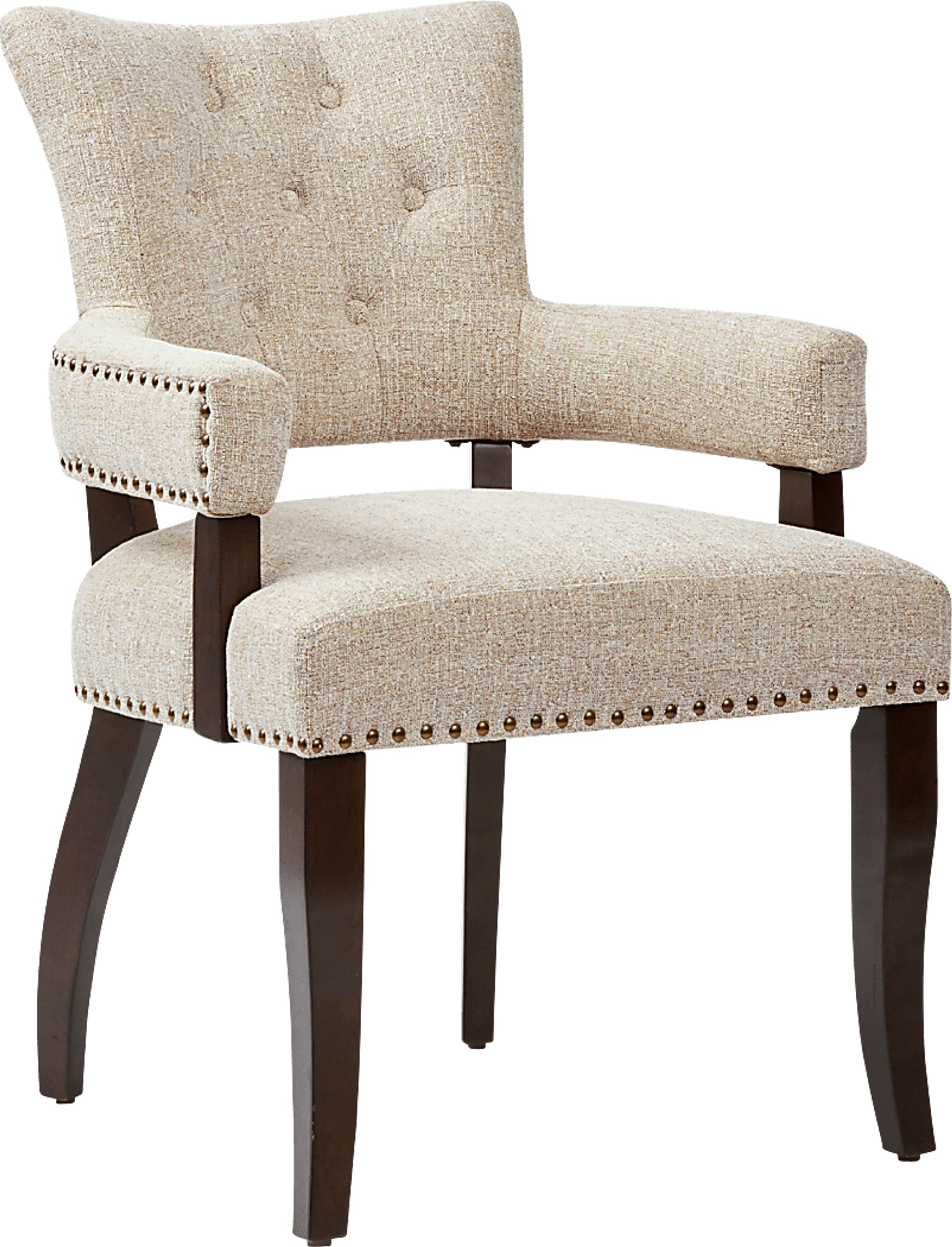 Sagemist Cream Arm Chair, Set of 2 - Image 1