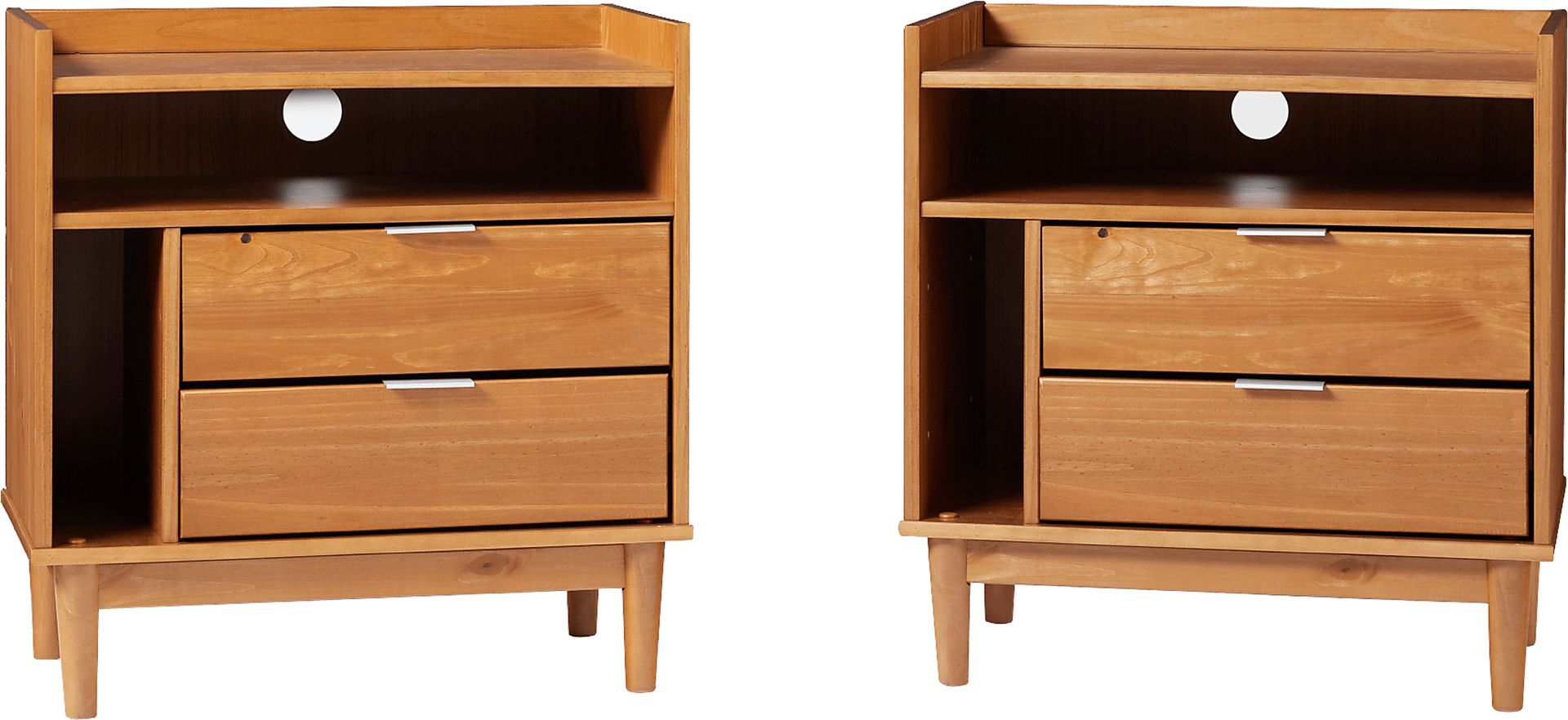 Sagepark Caramel Nightstand, Set of 2 - Image 1