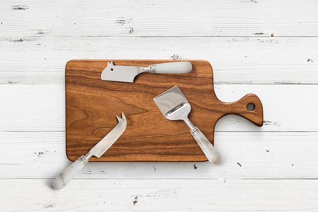 Sageplum Silver Cheese Knife Set - Thumbnail - Image 2