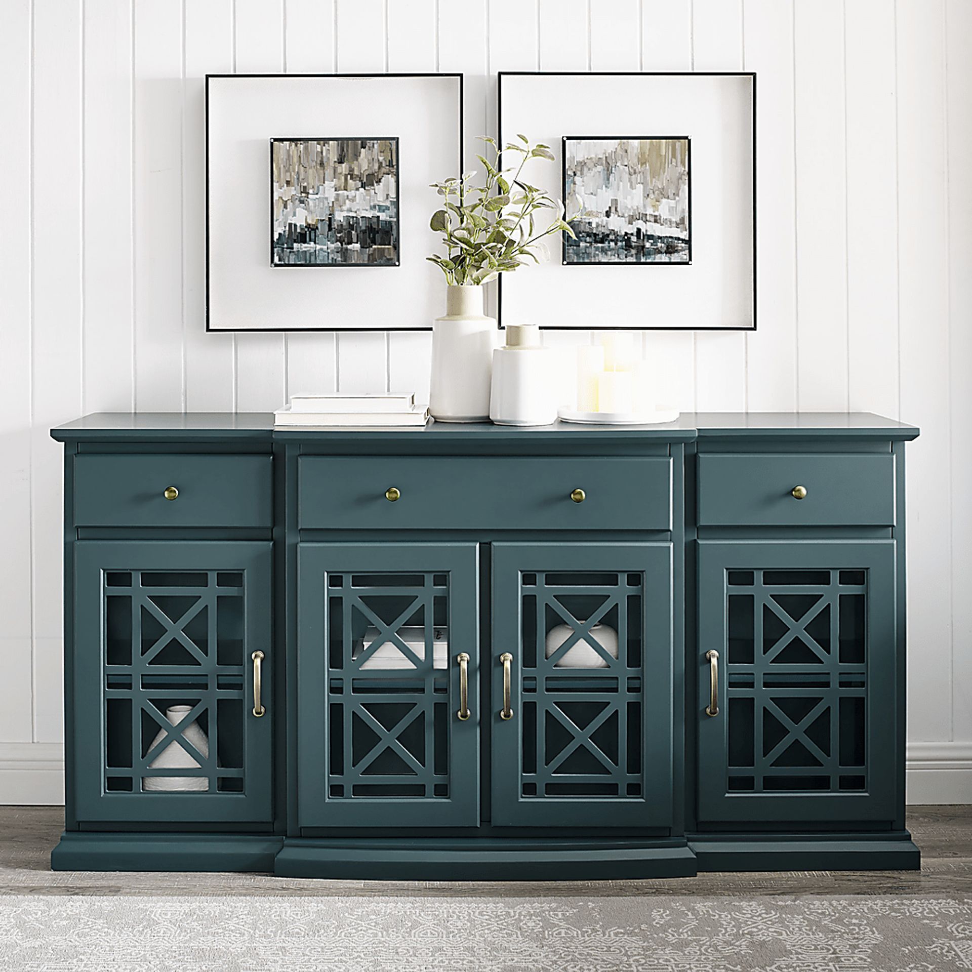 Sagestar Teal Colors Sideboard | Rooms to Go