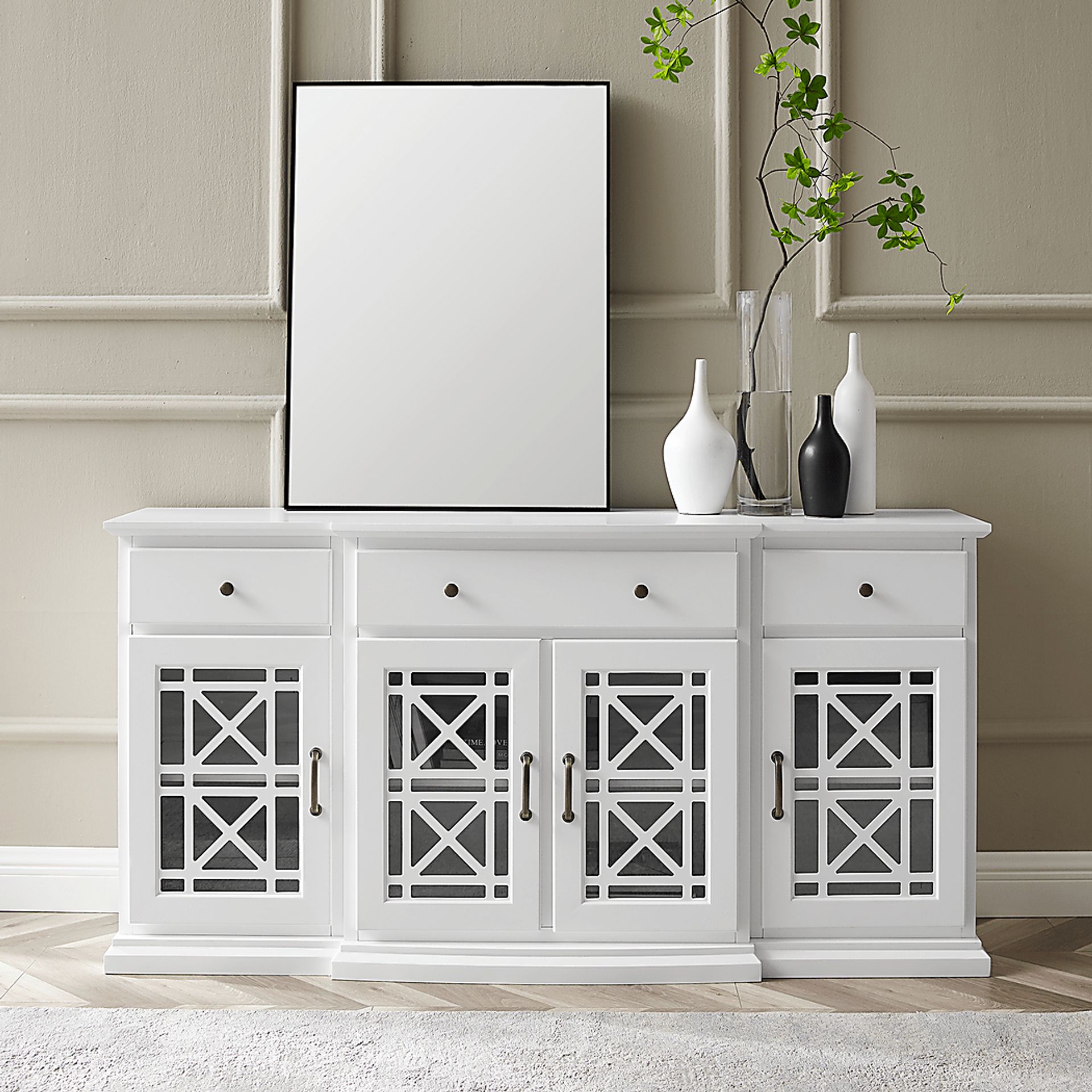 Sagestar White Sideboard - Image 5