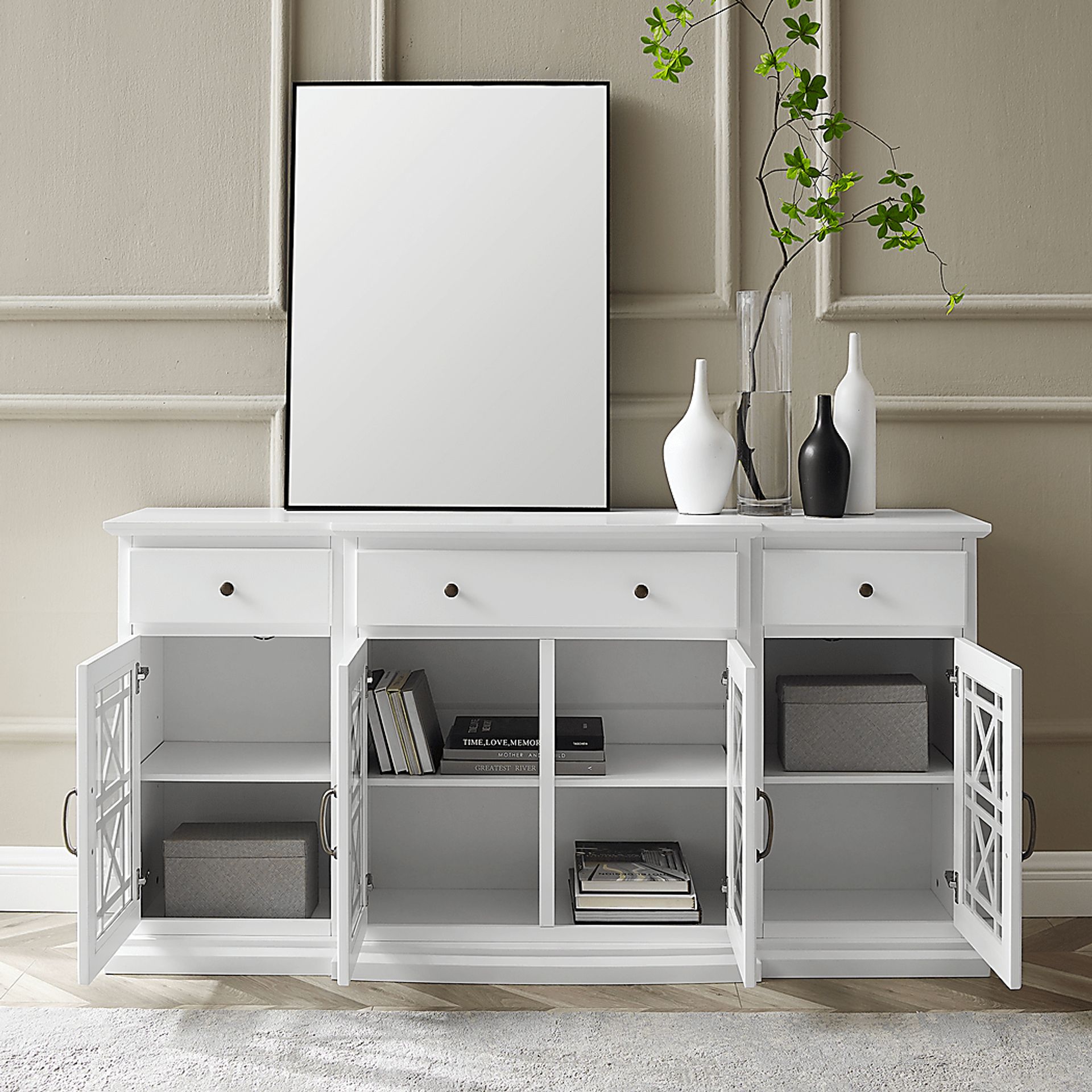 Sagestar White Sideboard - Image 6