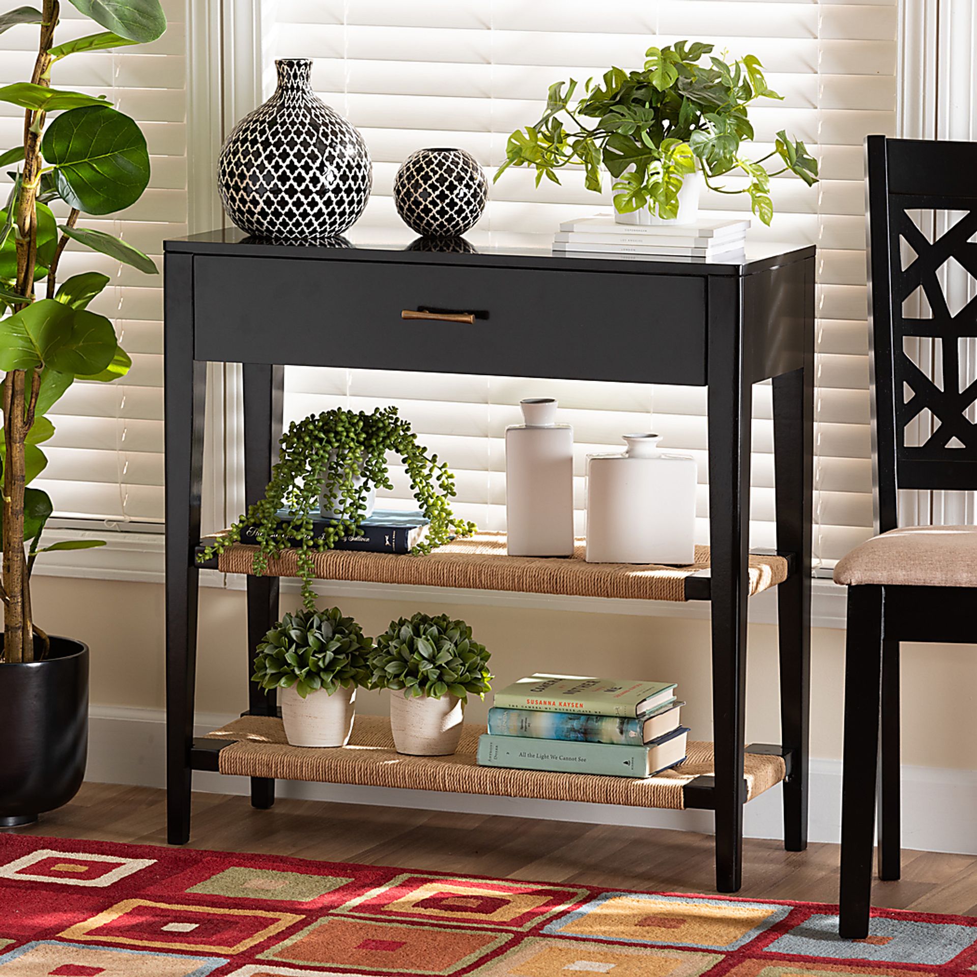Sagghill Black Sofa Table - Image 2