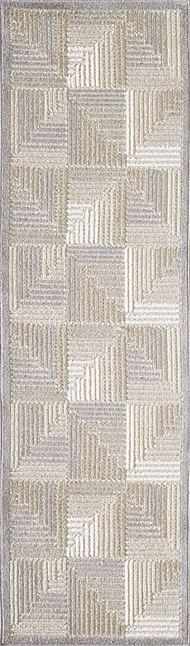 Sagira Cream 2'2 x 7'6 Indoor/Outdoor Runner - Thumbnail - Image 1