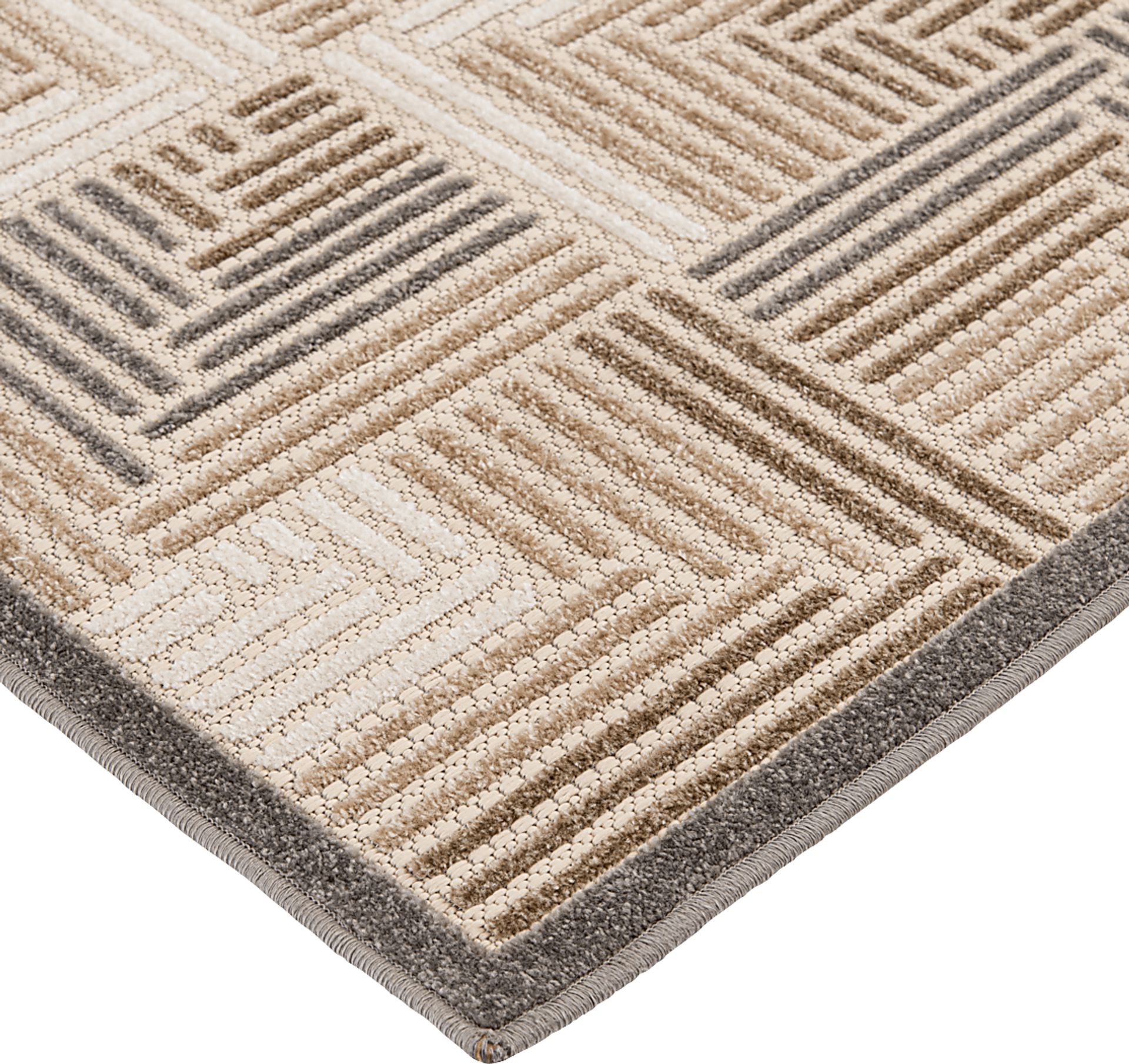 Sagira Cream 5'3 x 7' Indoor/Outdoor Rug - Image 7