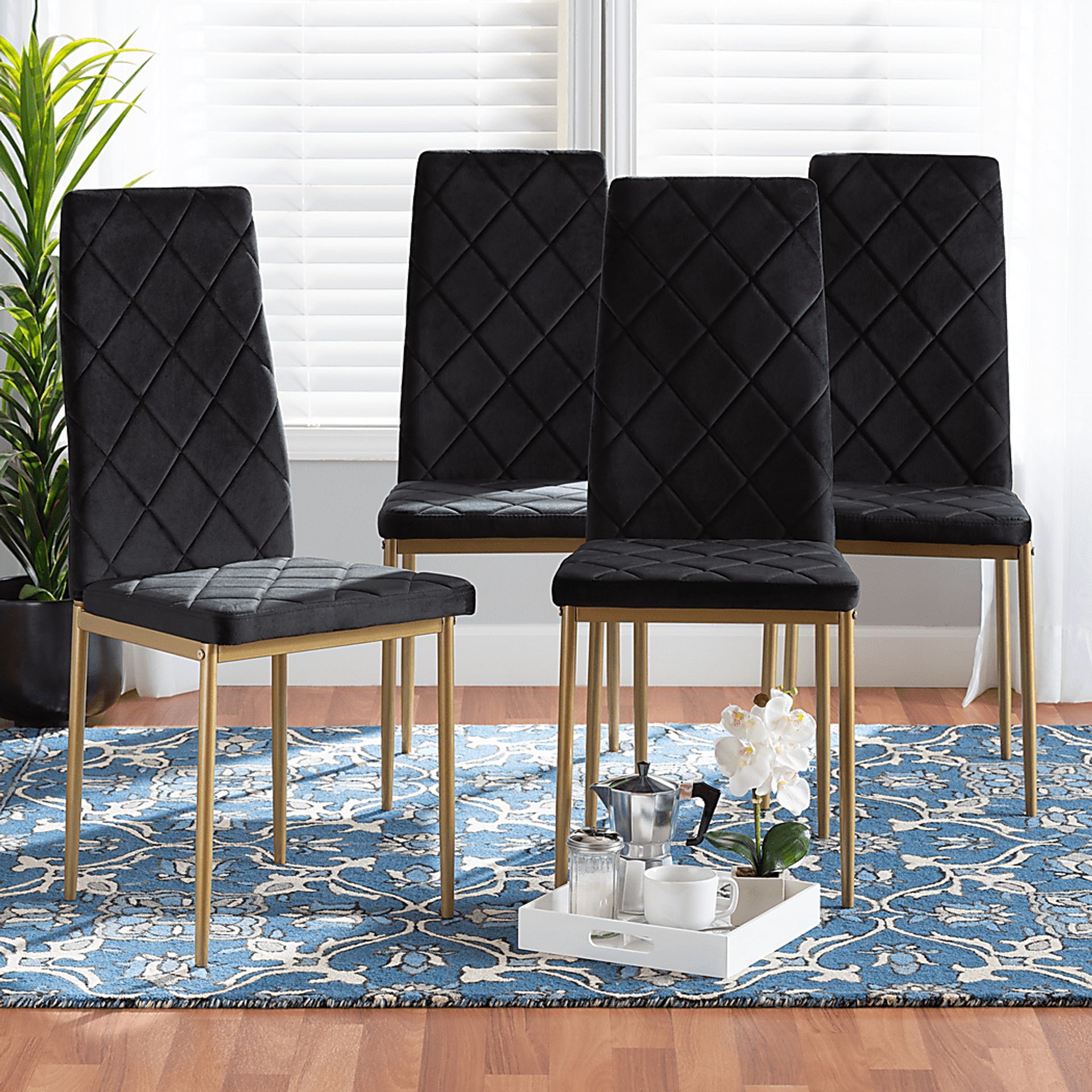 Sahallee Black Side Chair, Set of 4 - Image 2