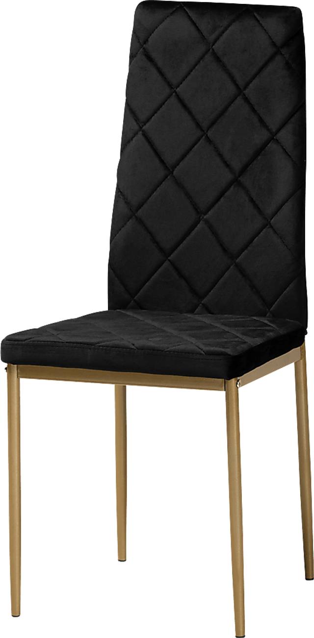 Sahallee Black Side Chair, Set of 4 - Thumbnail - Image 3