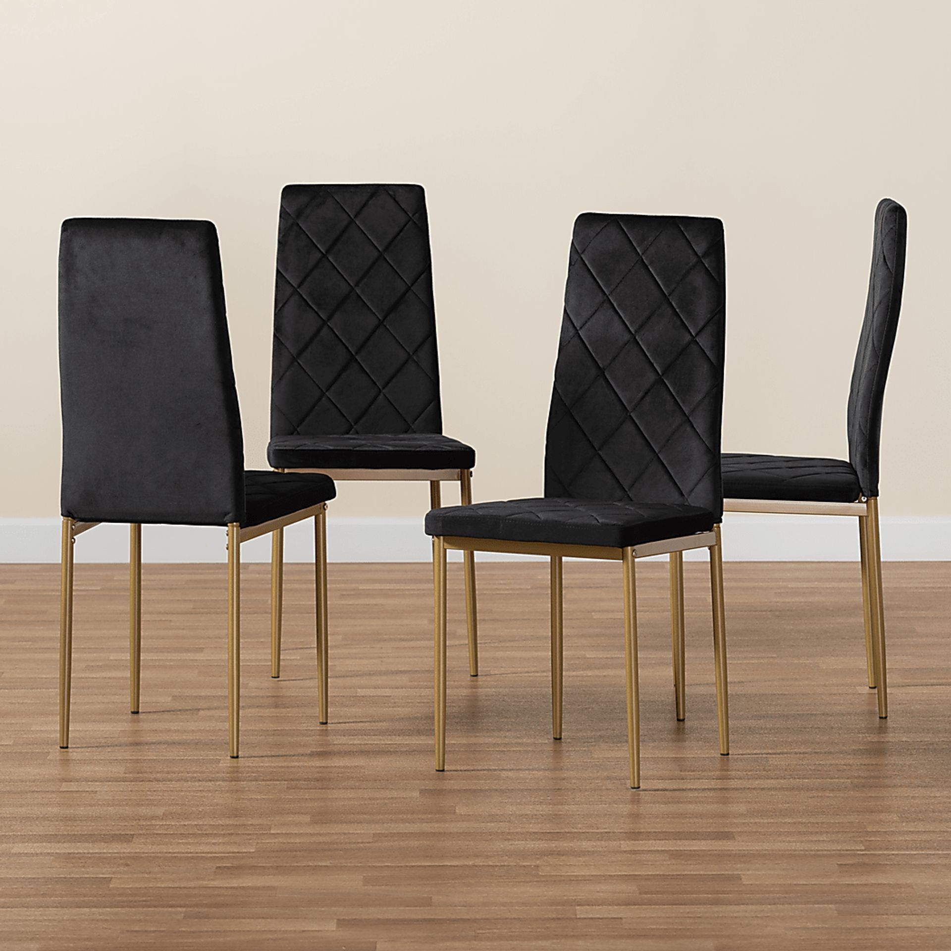 Sahallee Black Side Chair, Set of 4 - Image 6