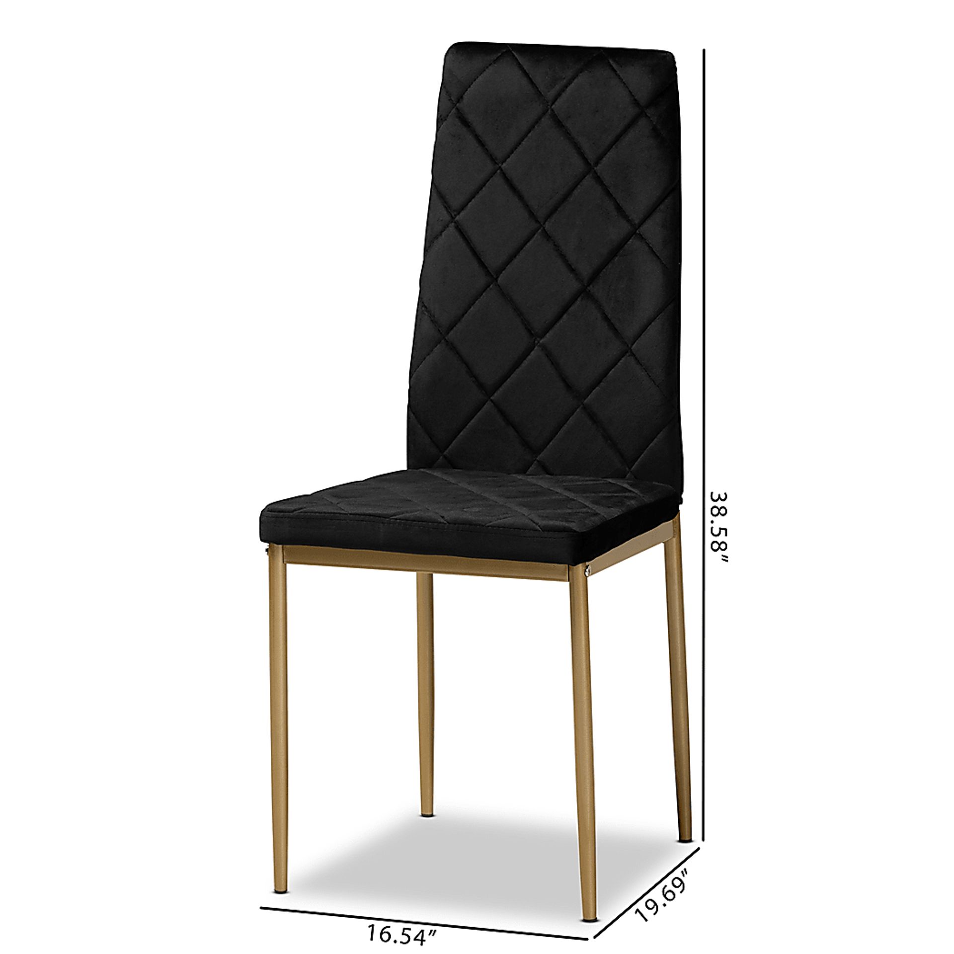 Sahallee Black Side Chair, Set of 4 - Image 8