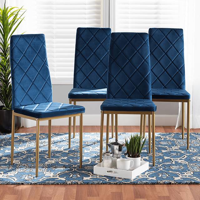 Sahallee Blue Side Chair, Set of 4 - Thumbnail - Image 2