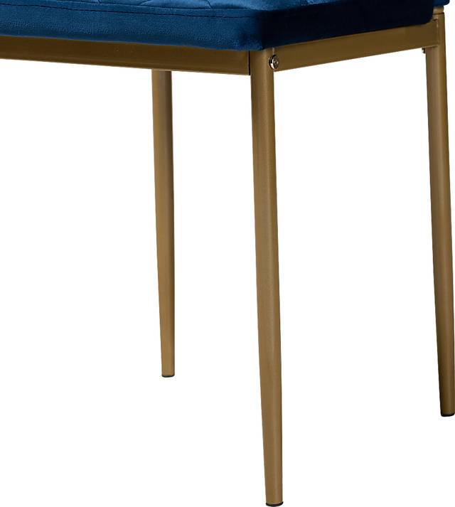 Sahallee Blue Side Chair, Set of 4 - Thumbnail - Image 5