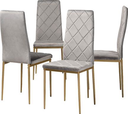 Sahallee Gray Side Chair Set of 4