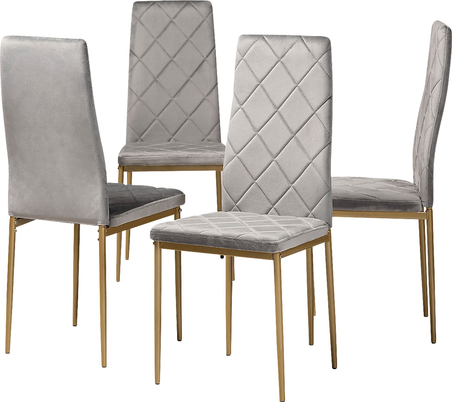 Sahallee Gray Side Chair, Set of 4 - Image 1
