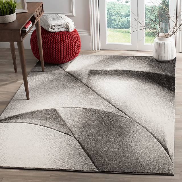 Sahara Plains Dark Gray 6'9 x 9' Rug - Thumbnail - Image 2