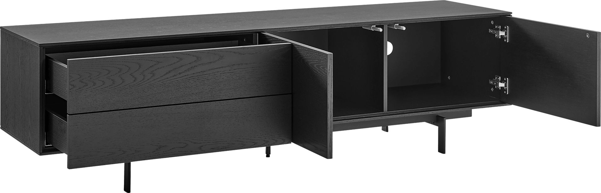Sahe Black 71in. Console - Image 5