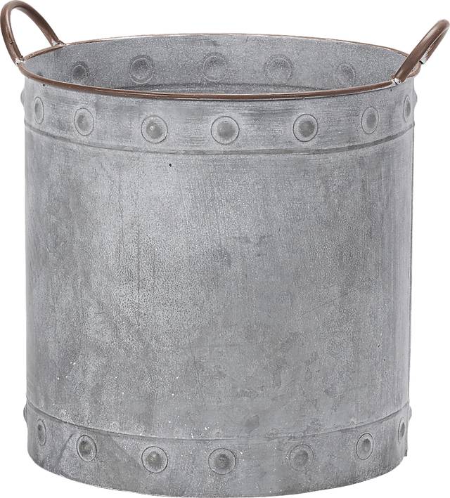 Saide Gray Large Planter - Thumbnail - Image 1