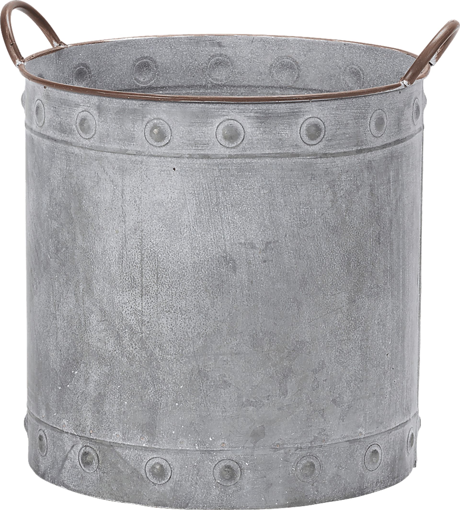 Saide Gray Large Planter - Image 1