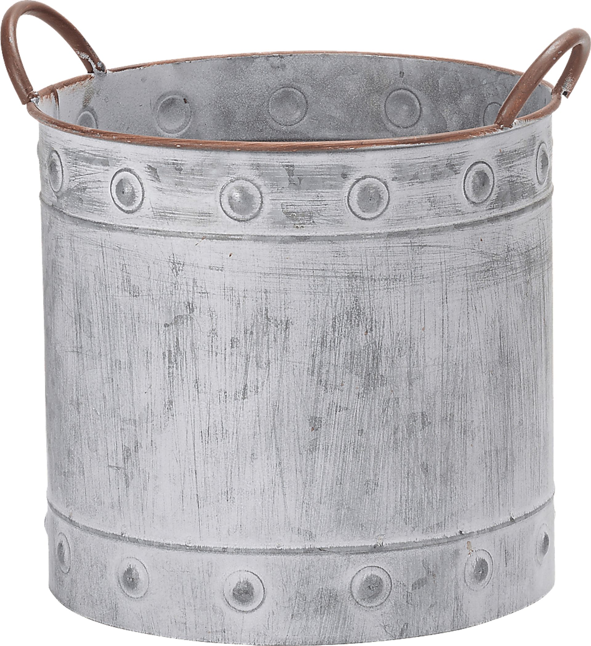 Saide Gray Small Planter - Image 1