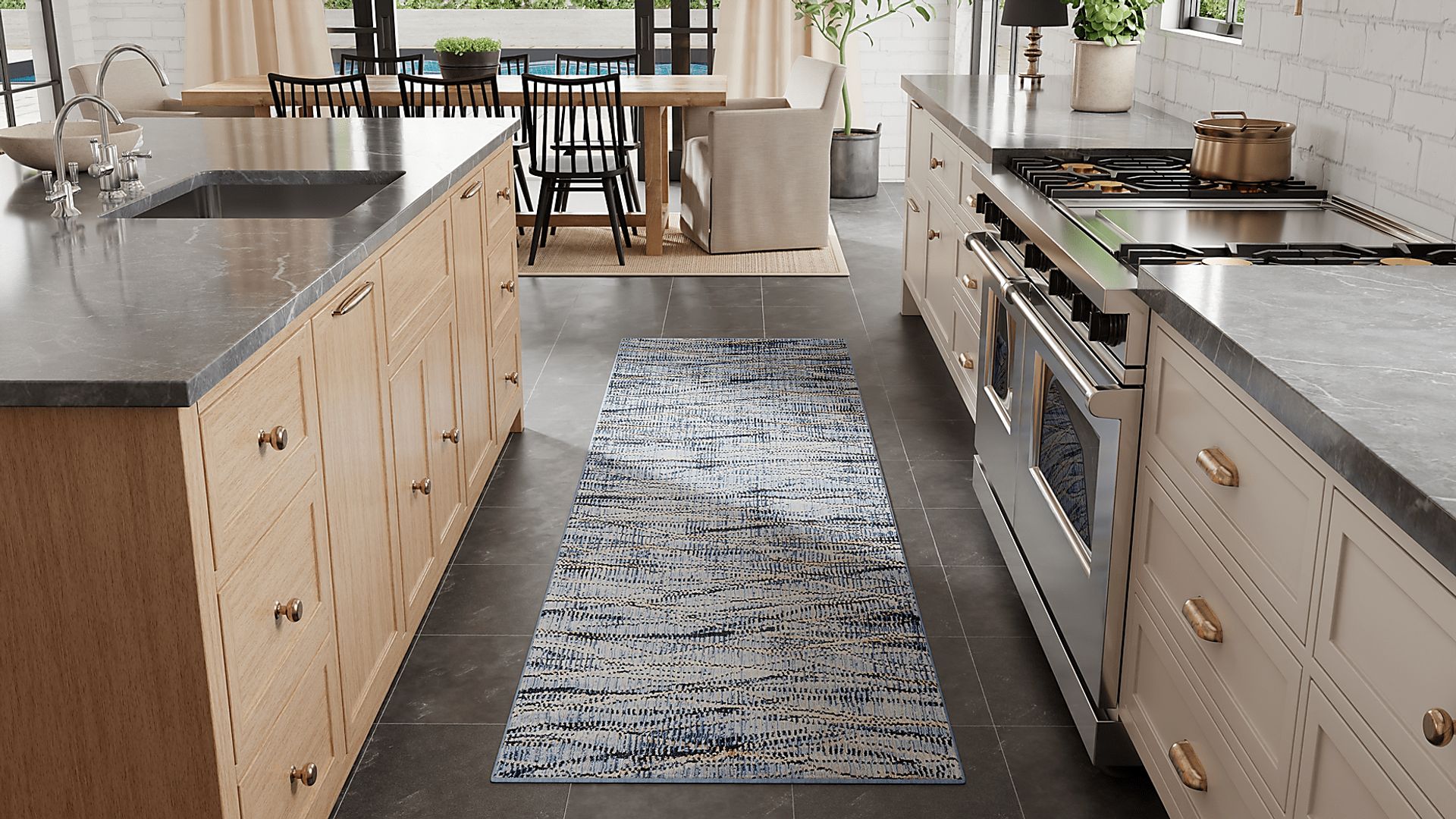 Sailcast Blue 2'6 x 7'3 Runner - Image 2