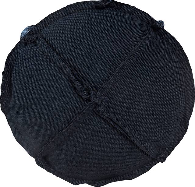 Saildale Navy Indoor/Outdoor Pouf - Thumbnail - Image 4