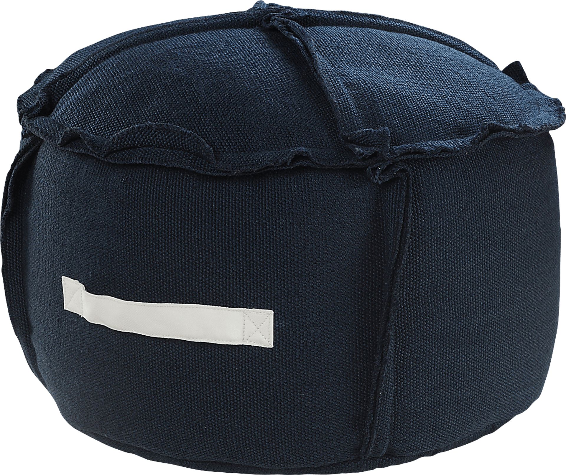 Saildale Navy Indoor/Outdoor Pouf - Image 7