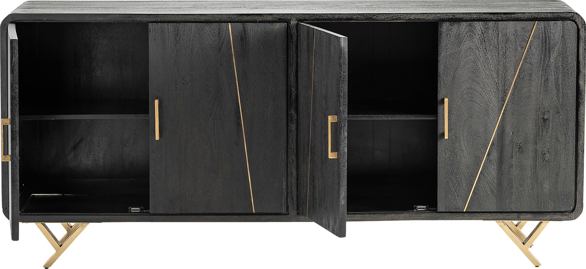 Sailfly Black Sideboard - Image 2