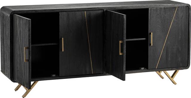 Sailfly Black Sideboard - Thumbnail - Image 4