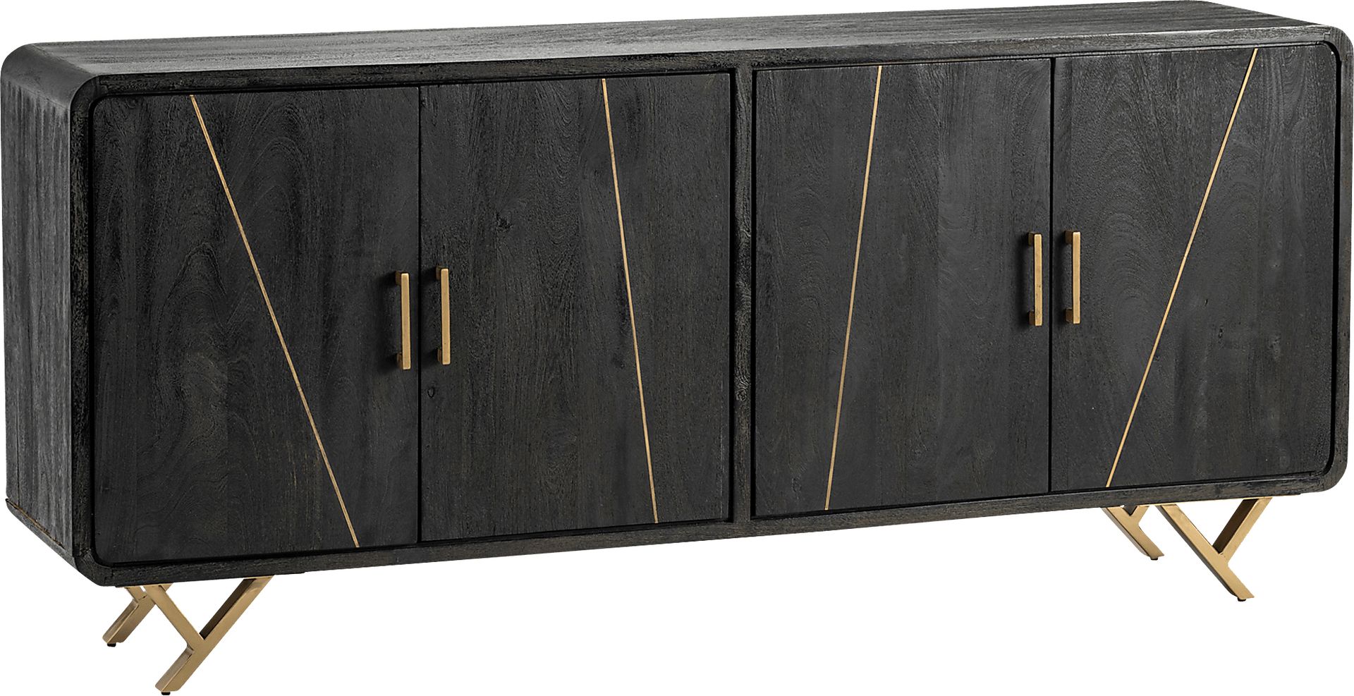 Sailfly Black Sideboard - Image 1