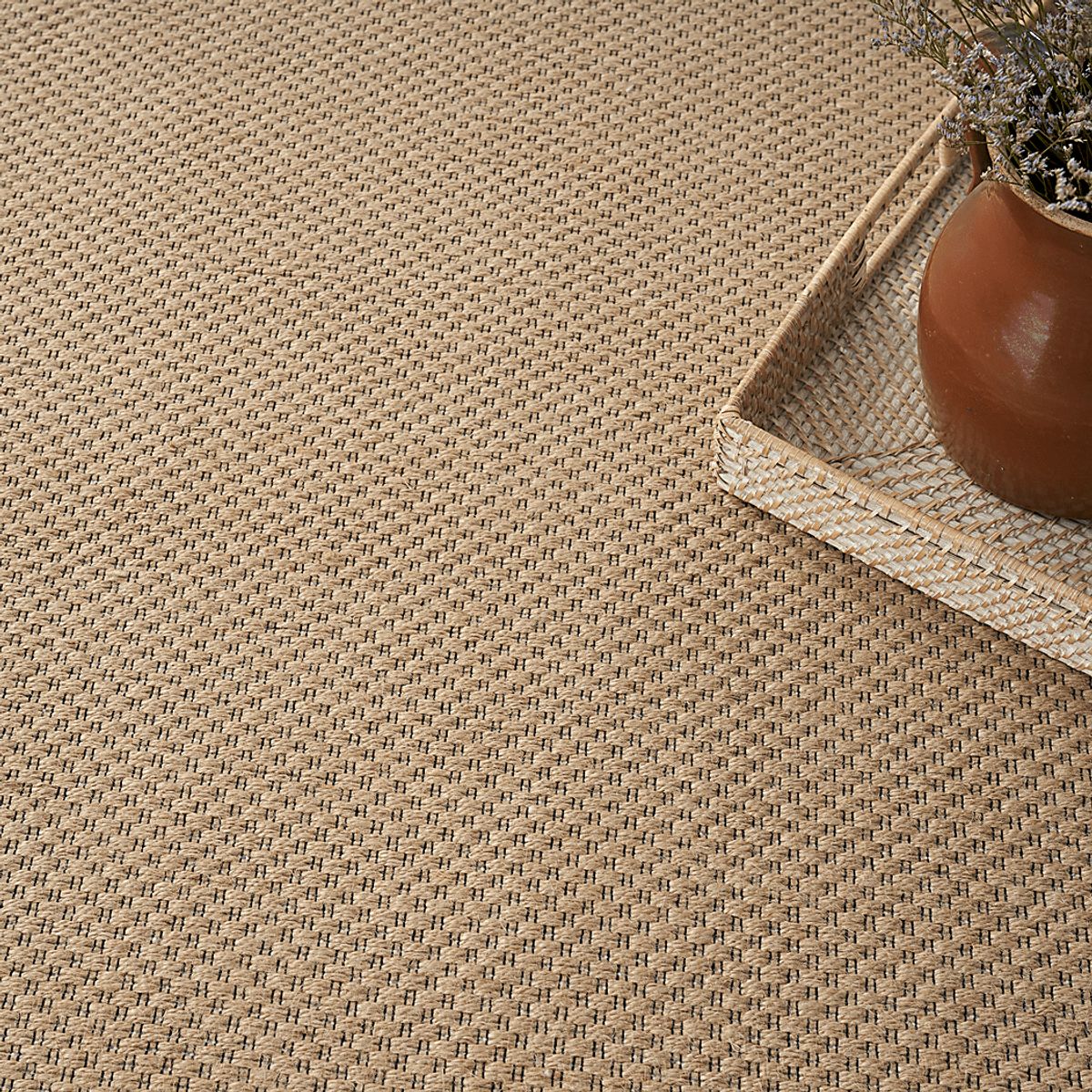 Sailwell Natural Beige,White Rug | Rooms to Go