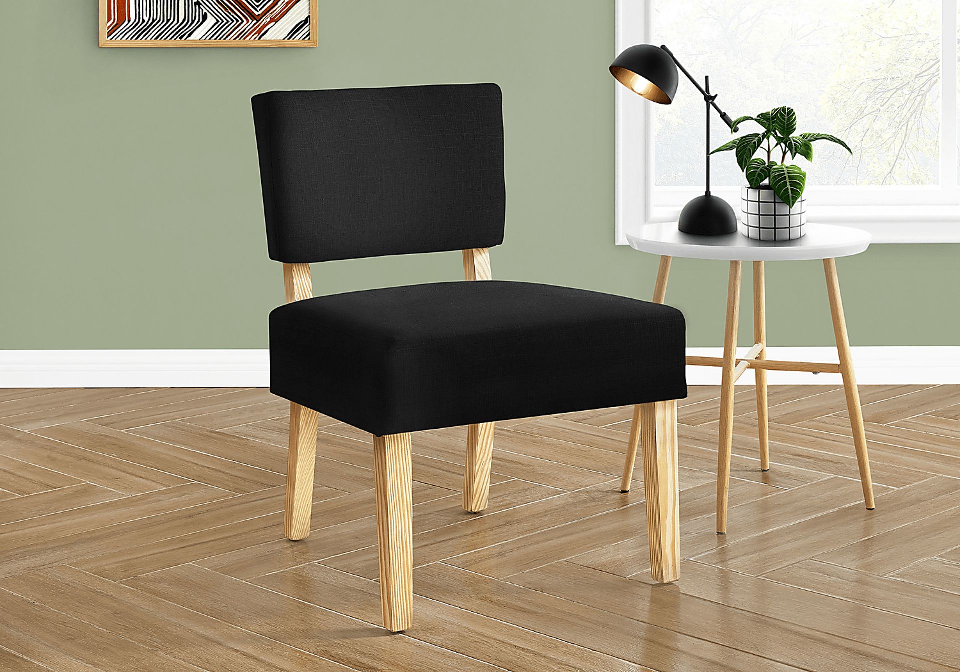 Saintmarks Black Accent Chair - Image 2