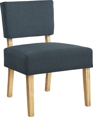 Saintmarks Dark Blue Accent Chair