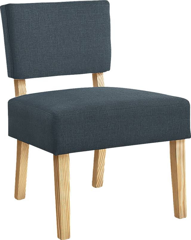 Saintmarks Dark Blue Accent Chair - Thumbnail - Image 1