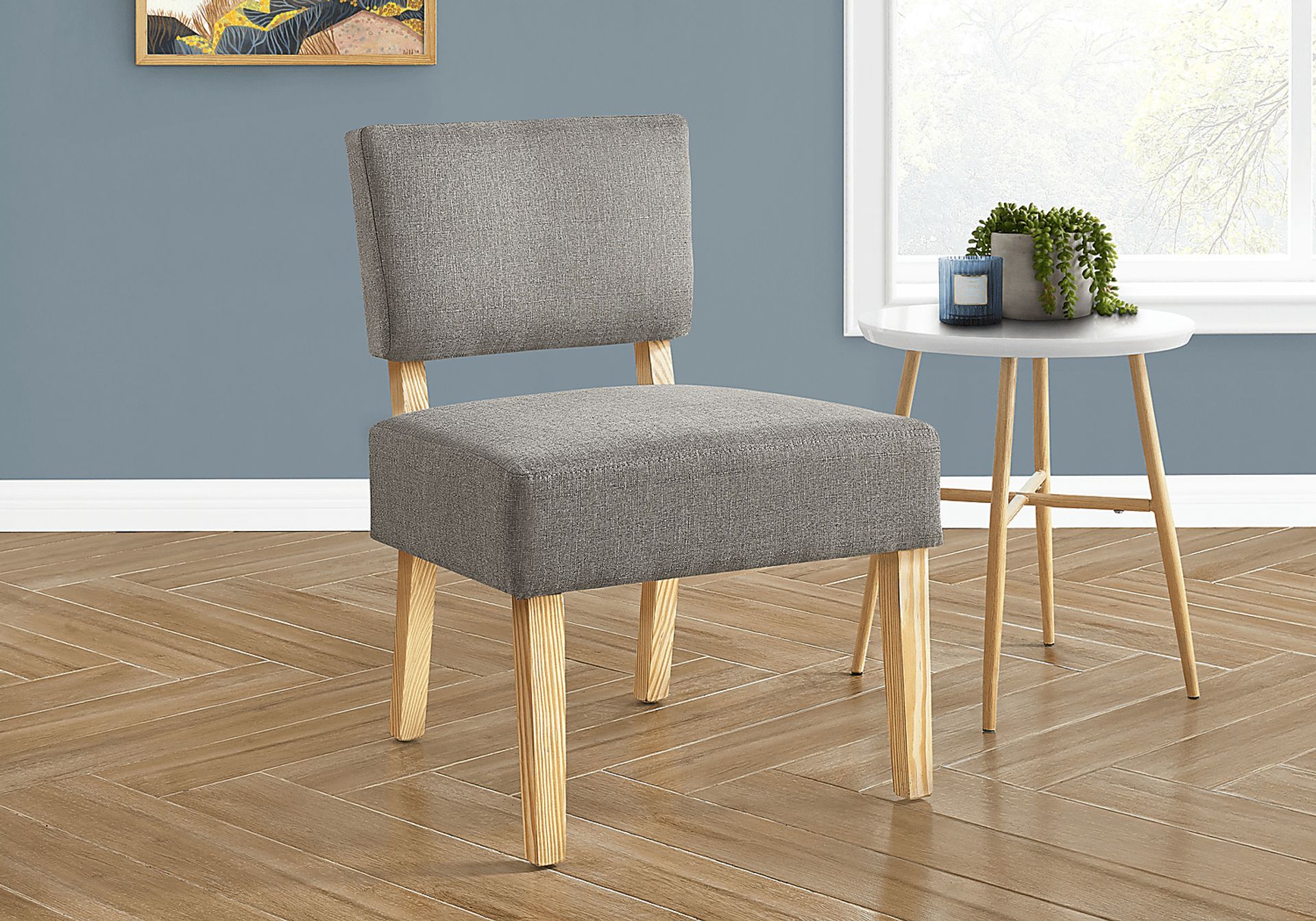 Saintmarks Gray Accent Chair - Image 2