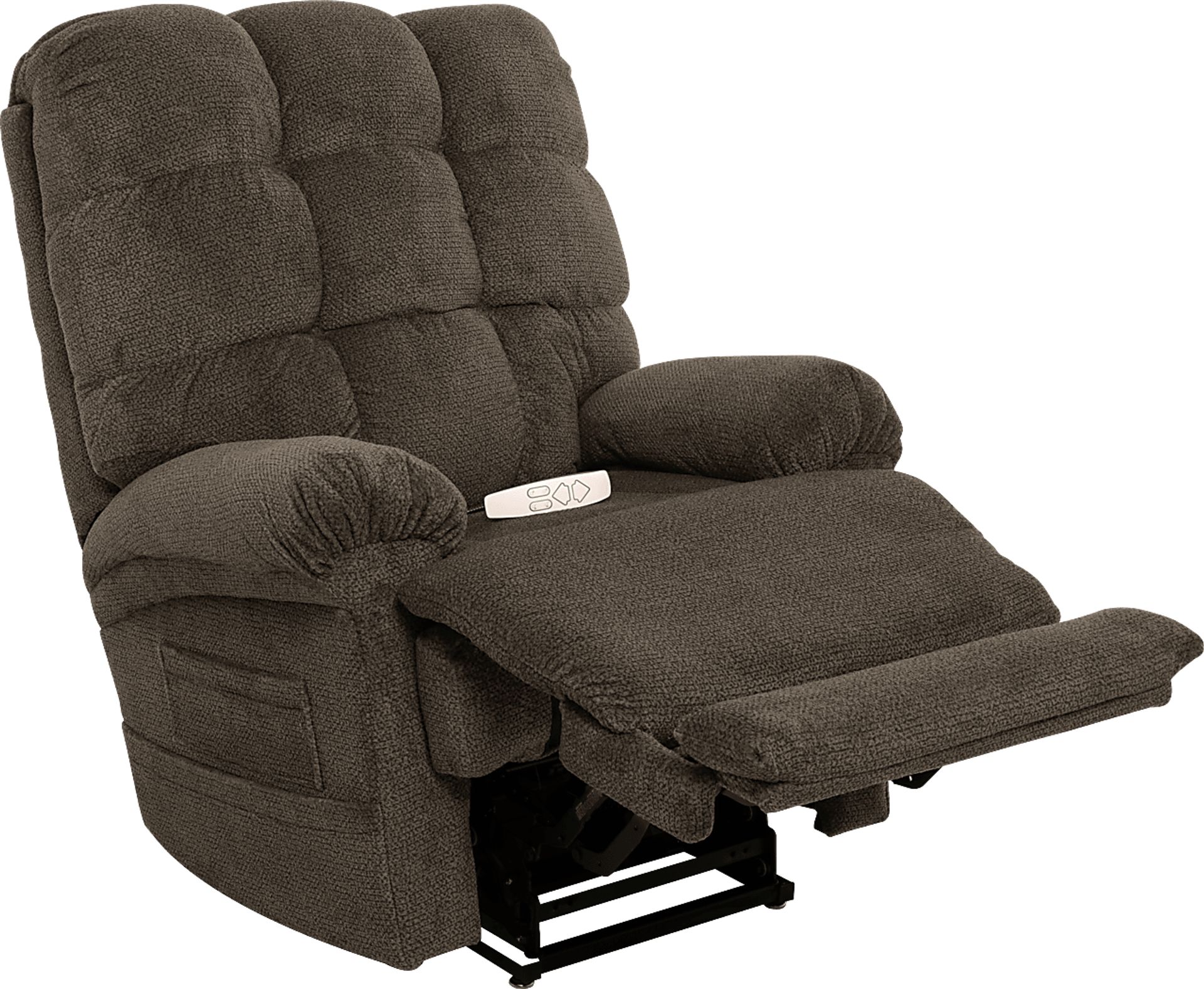 Saisha Dark Brown Lift Recliner - Image 3